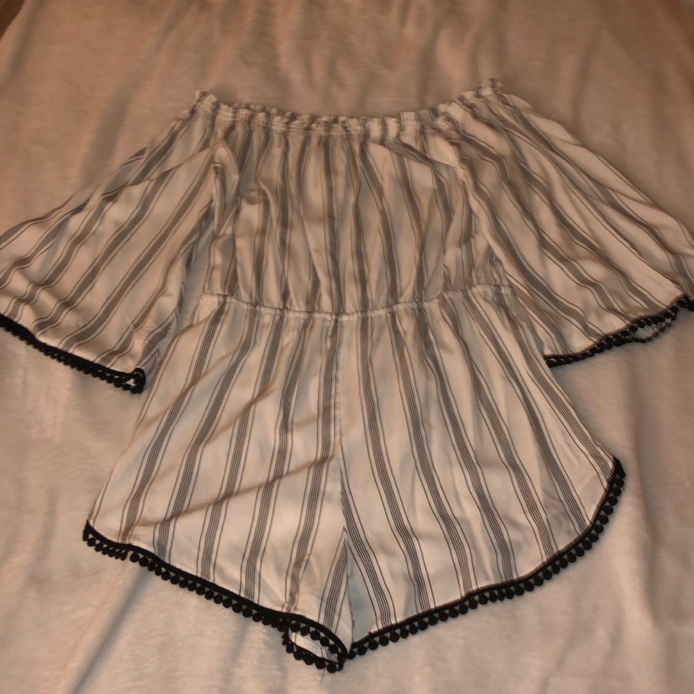 Striped Romper great for spring and summer